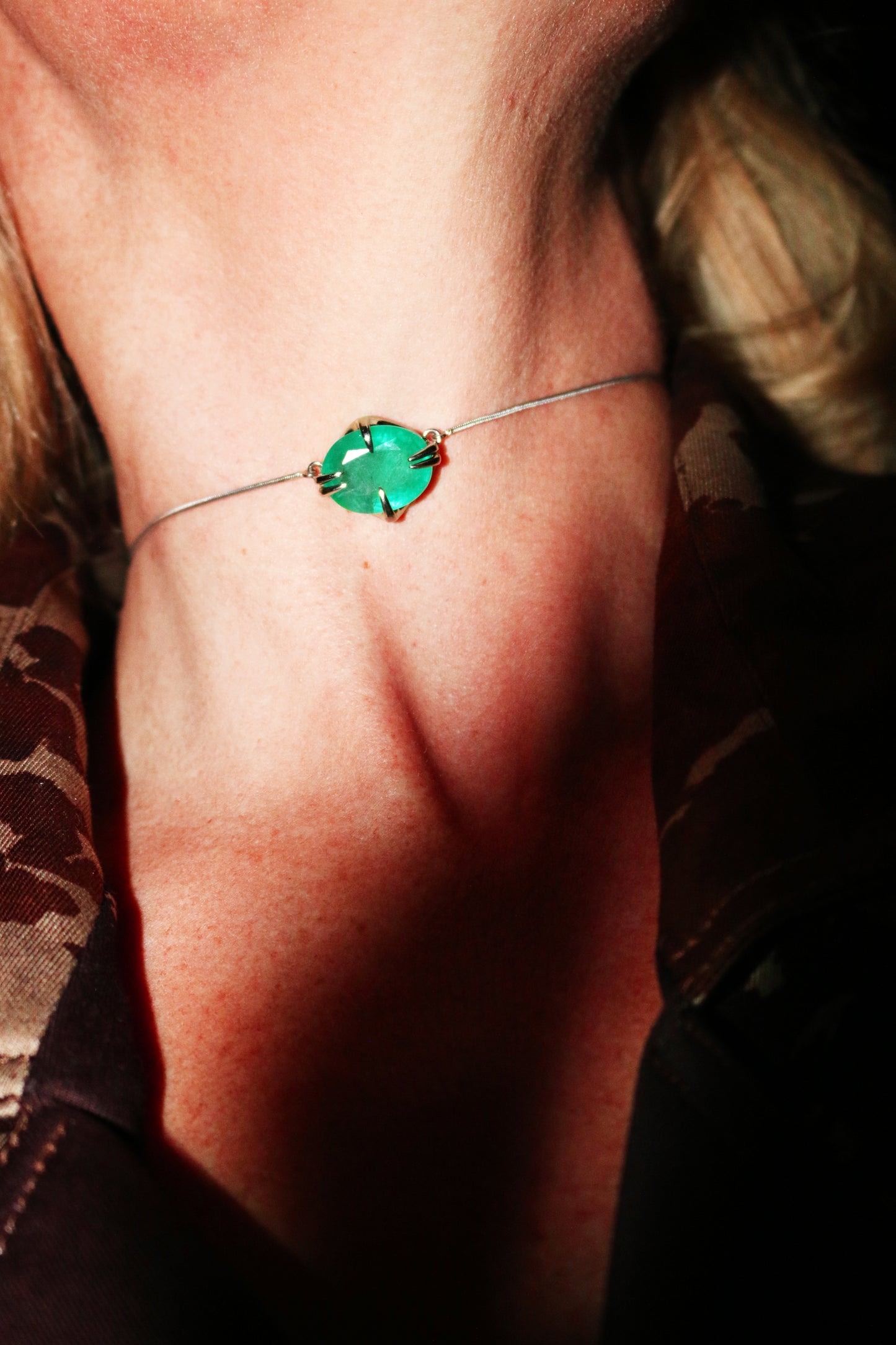 Bold 13.55ct Oval Cut Emerald Icon Pendant