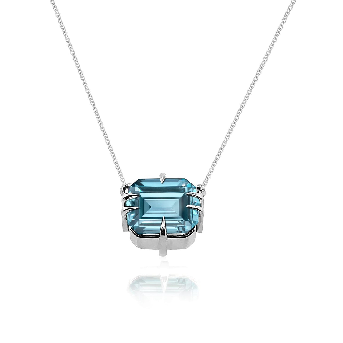 Bold 2ct Aquamarine Icon pendant