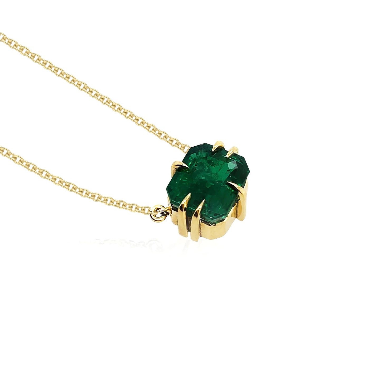 Bold 2ct Emerald Icon pendant