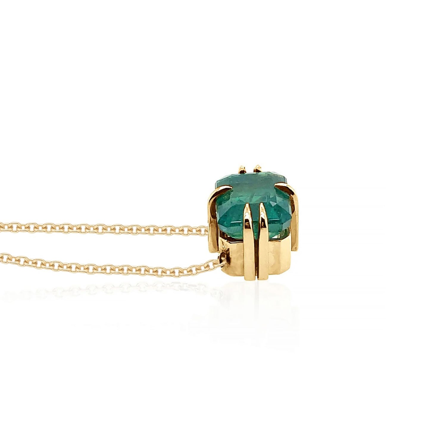 Bold 3.50ct Emerald Icon pendant