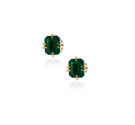 Bold Emerald Icon Stud earrings