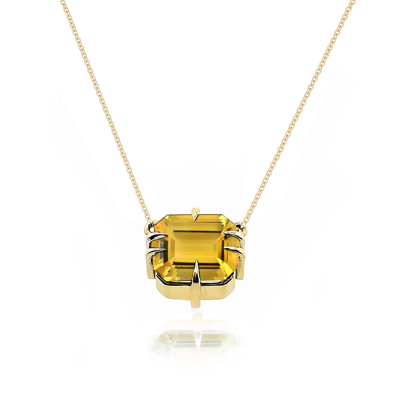 Bold 2ct Citrine Icon pendant
