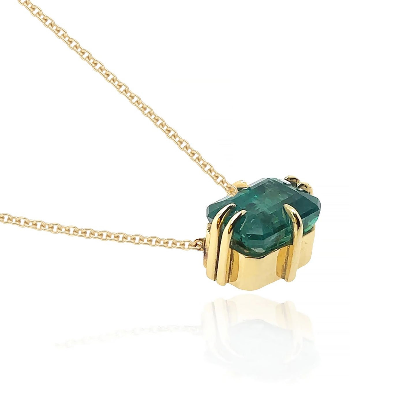 Bold 3.50ct Emerald Icon pendant