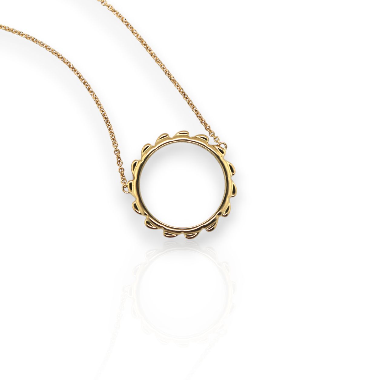 Croc Stacker Choker in 18ct Yellow Gold