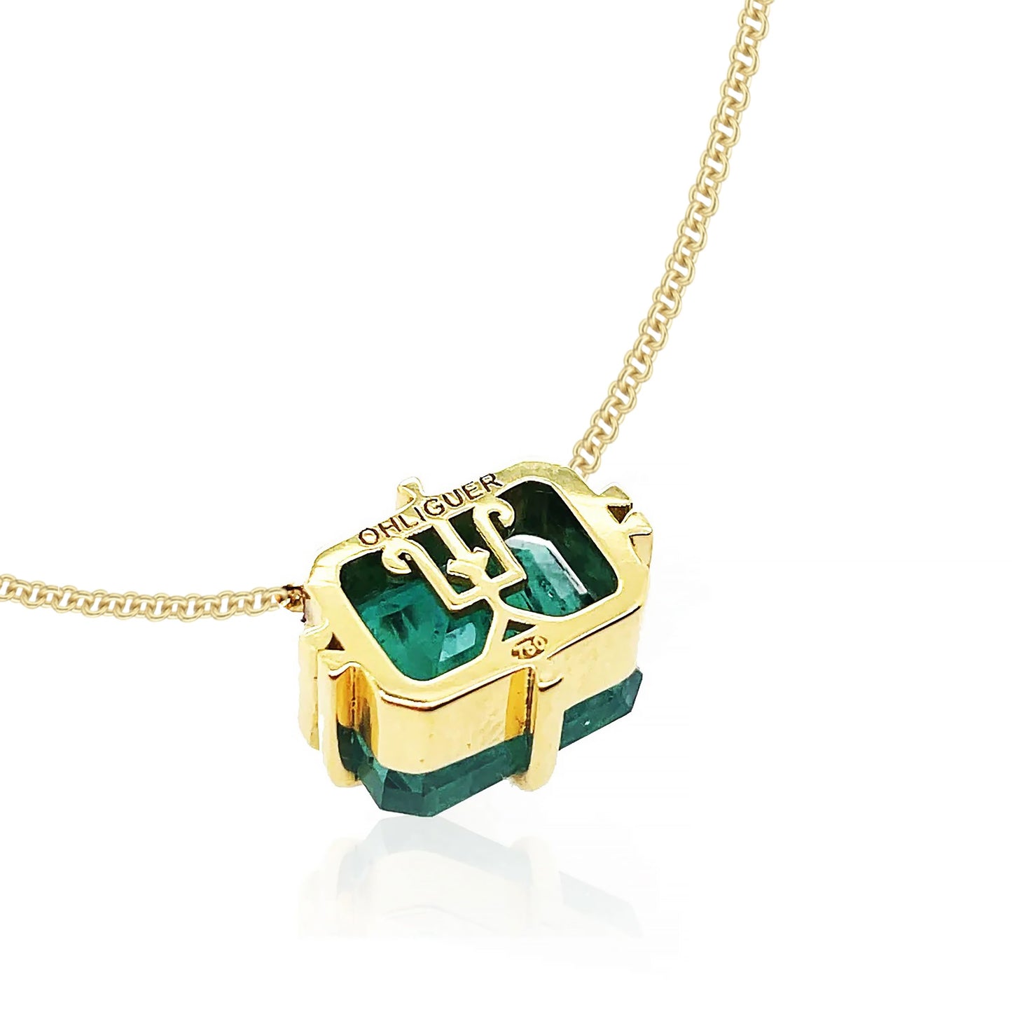 Bold 3.50ct Emerald Icon pendant