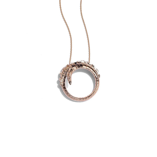 Croc Tail Pendant in 18ct Rose Gold