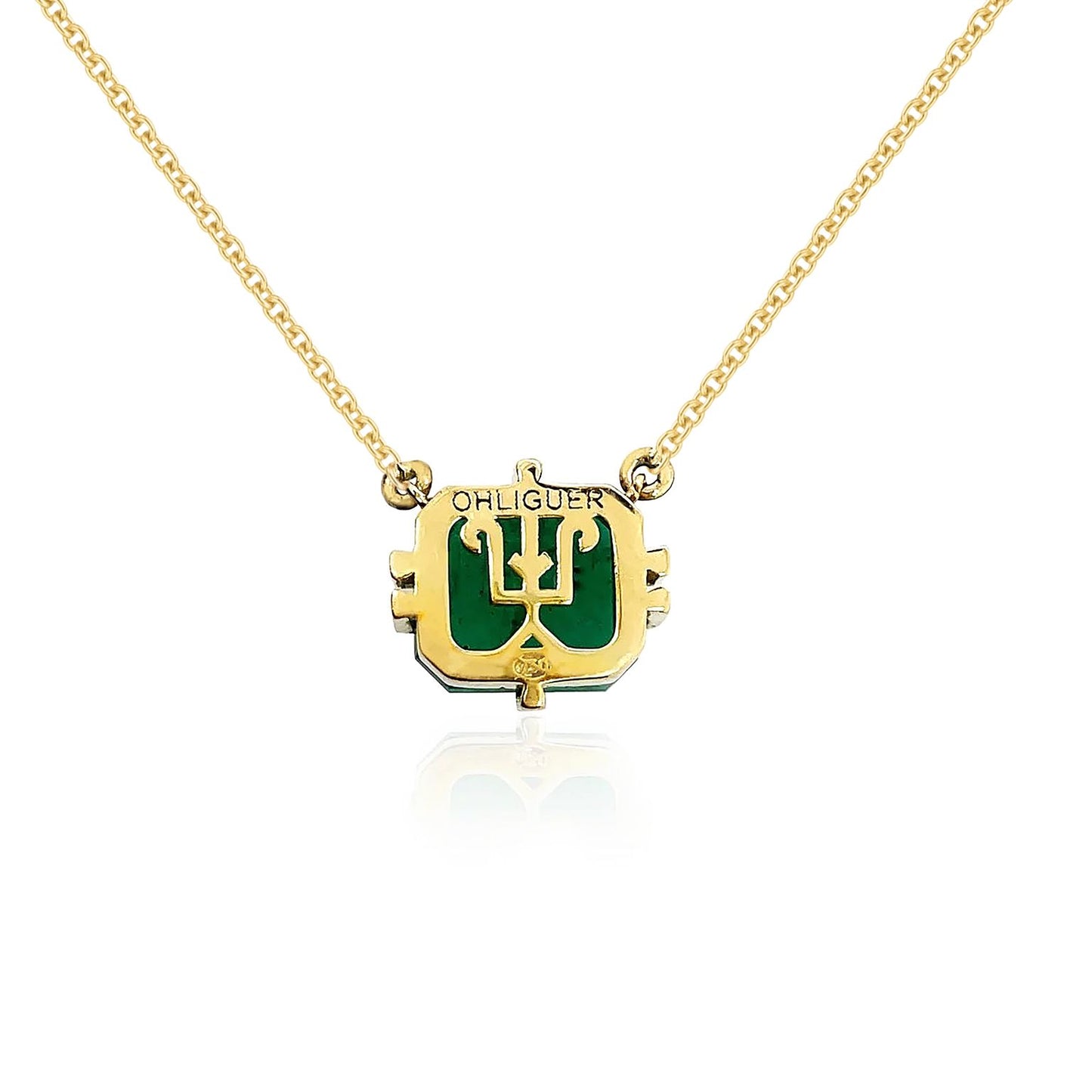 Bold 2ct Emerald Icon pendant
