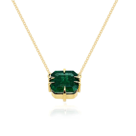 Bold 2ct Emerald Icon pendant
