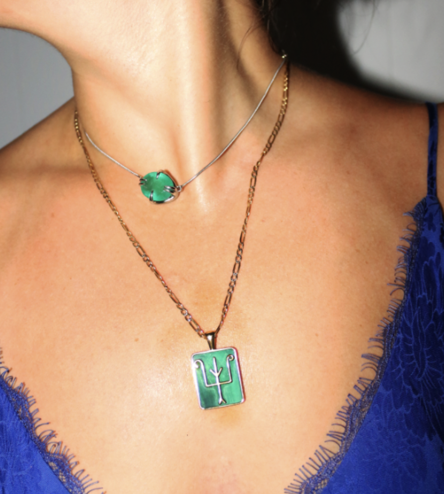 Bold 13.55ct Oval Cut Emerald Icon Pendant