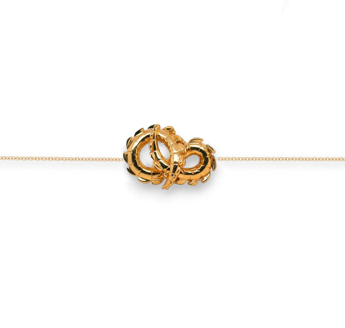 Lover's Croc Tail Bracelet in 18ct Rose Gold