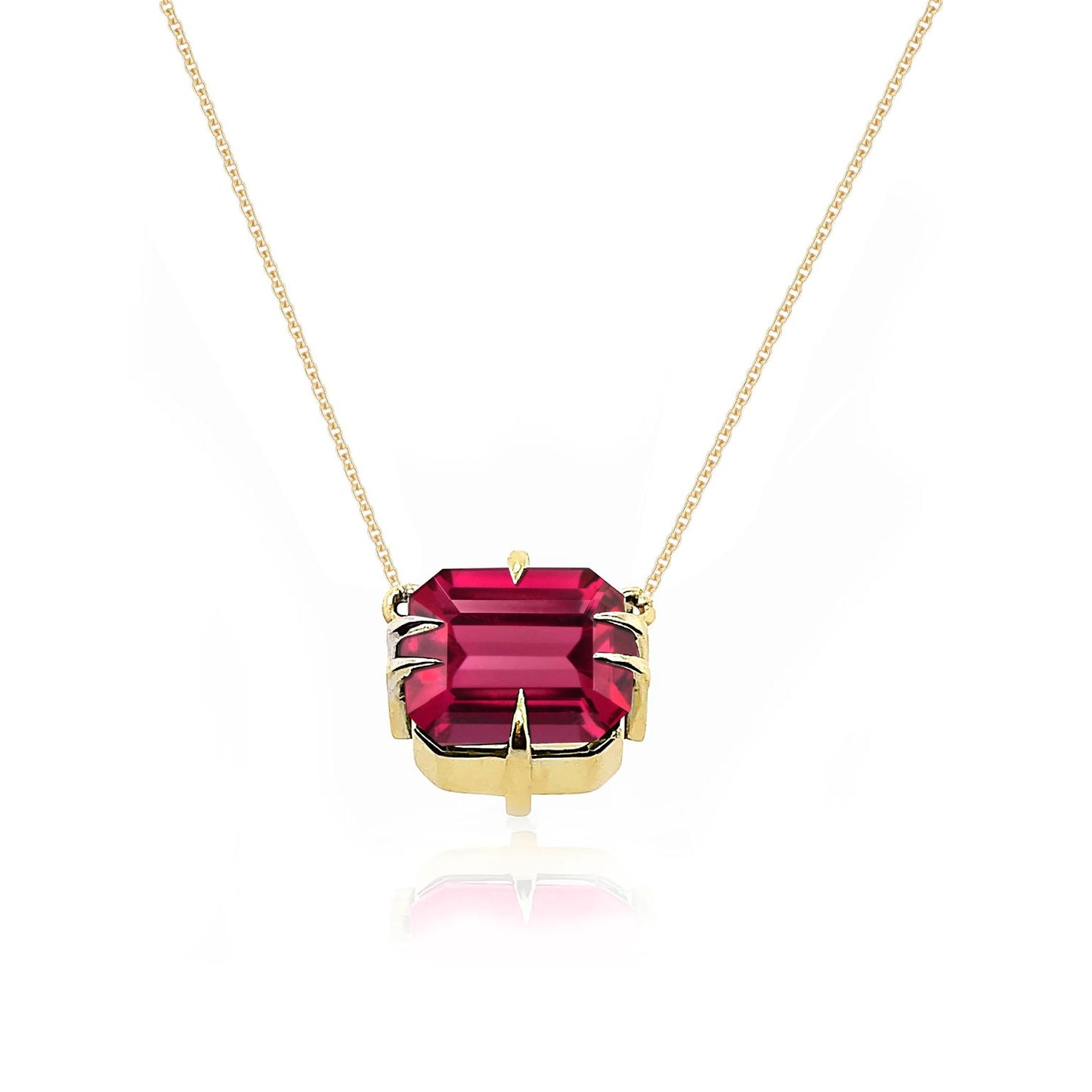 Bold 2ct Rubelite Icon pendant