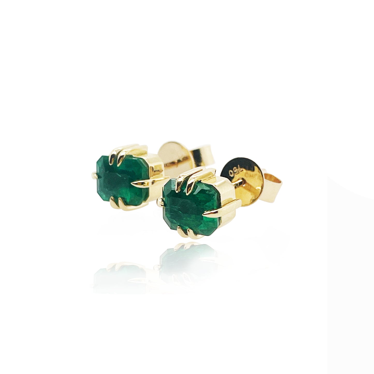 Bold Emerald Icon Stud earrings
