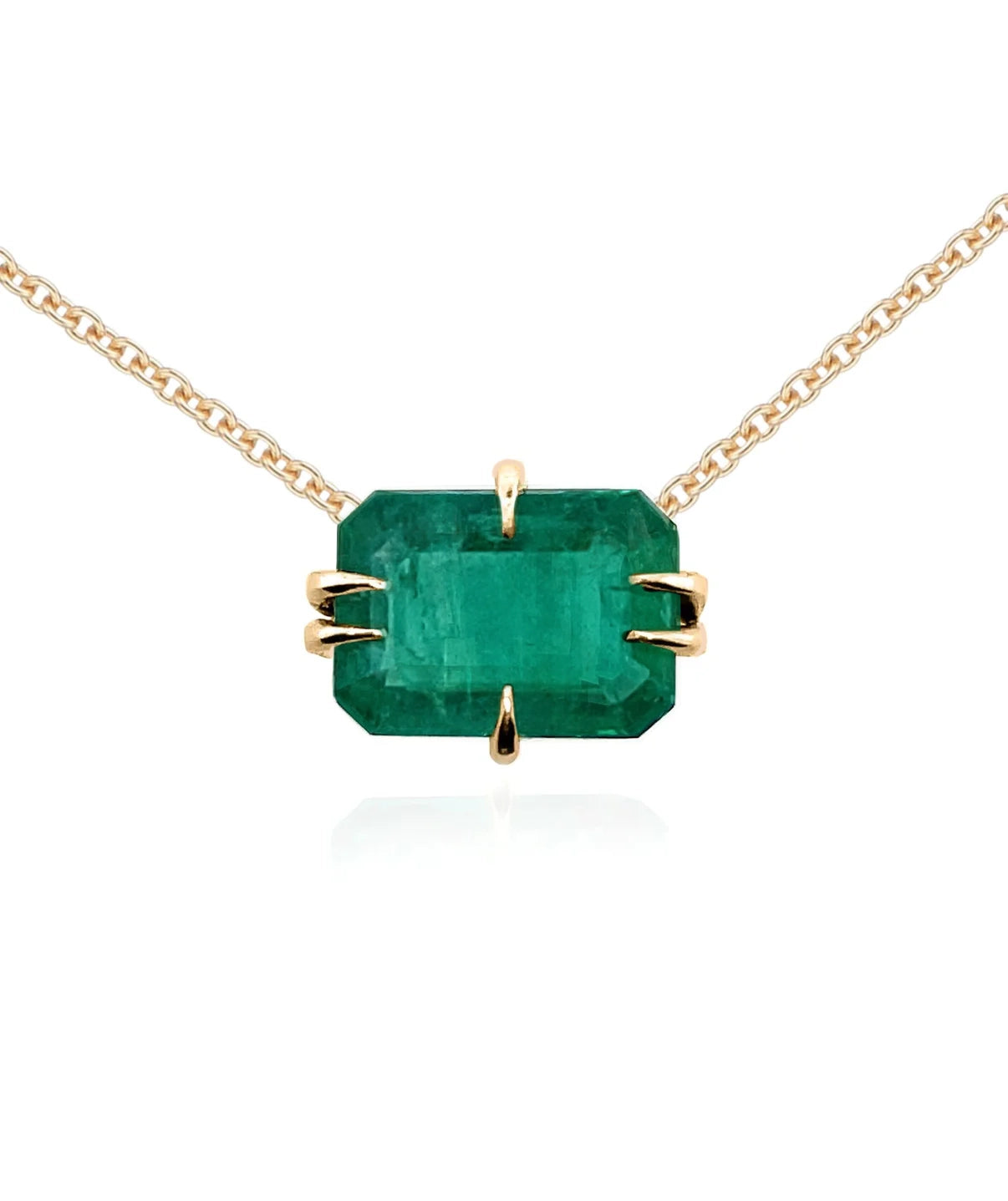 Bold 3.50ct Emerald Icon pendant