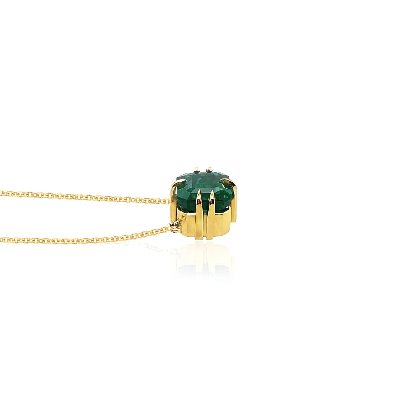 Bold 2ct Emerald Icon pendant