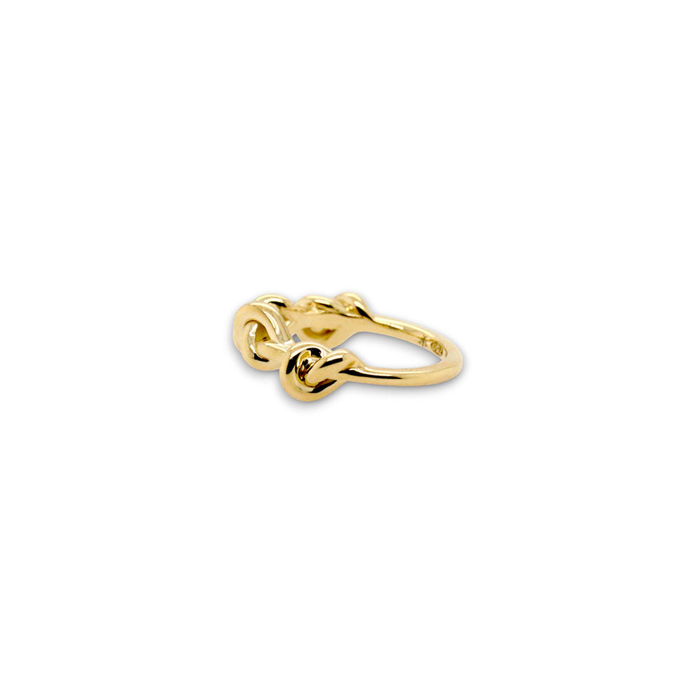 Quad Knot Ring in 18ct Yellow Gold