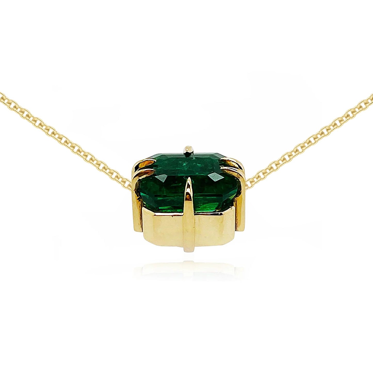 Bold 2ct Emerald Icon pendant