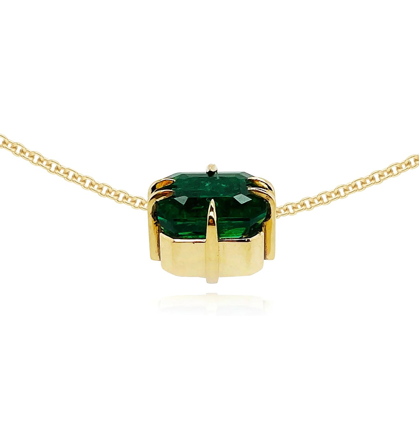 Bold 3.50ct Emerald Icon pendant