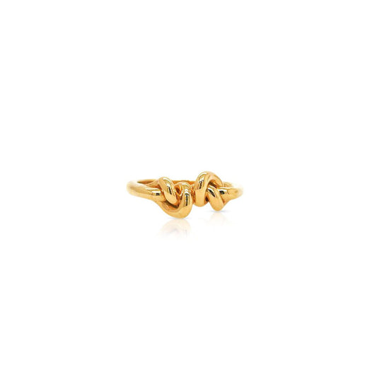 Double Love Knot ring in 18ct Rose Gold