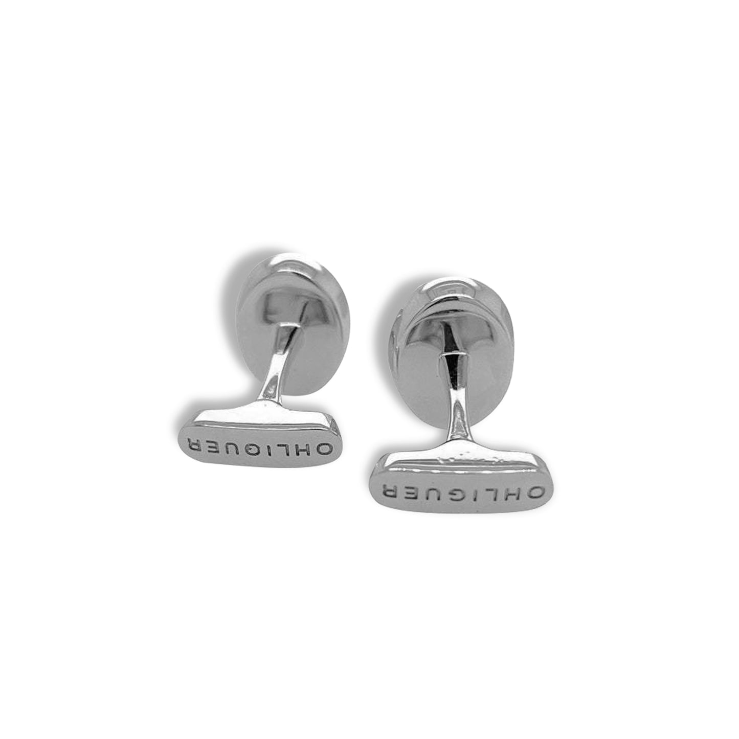 Namesake Cufflinks with Lapis in Platinum