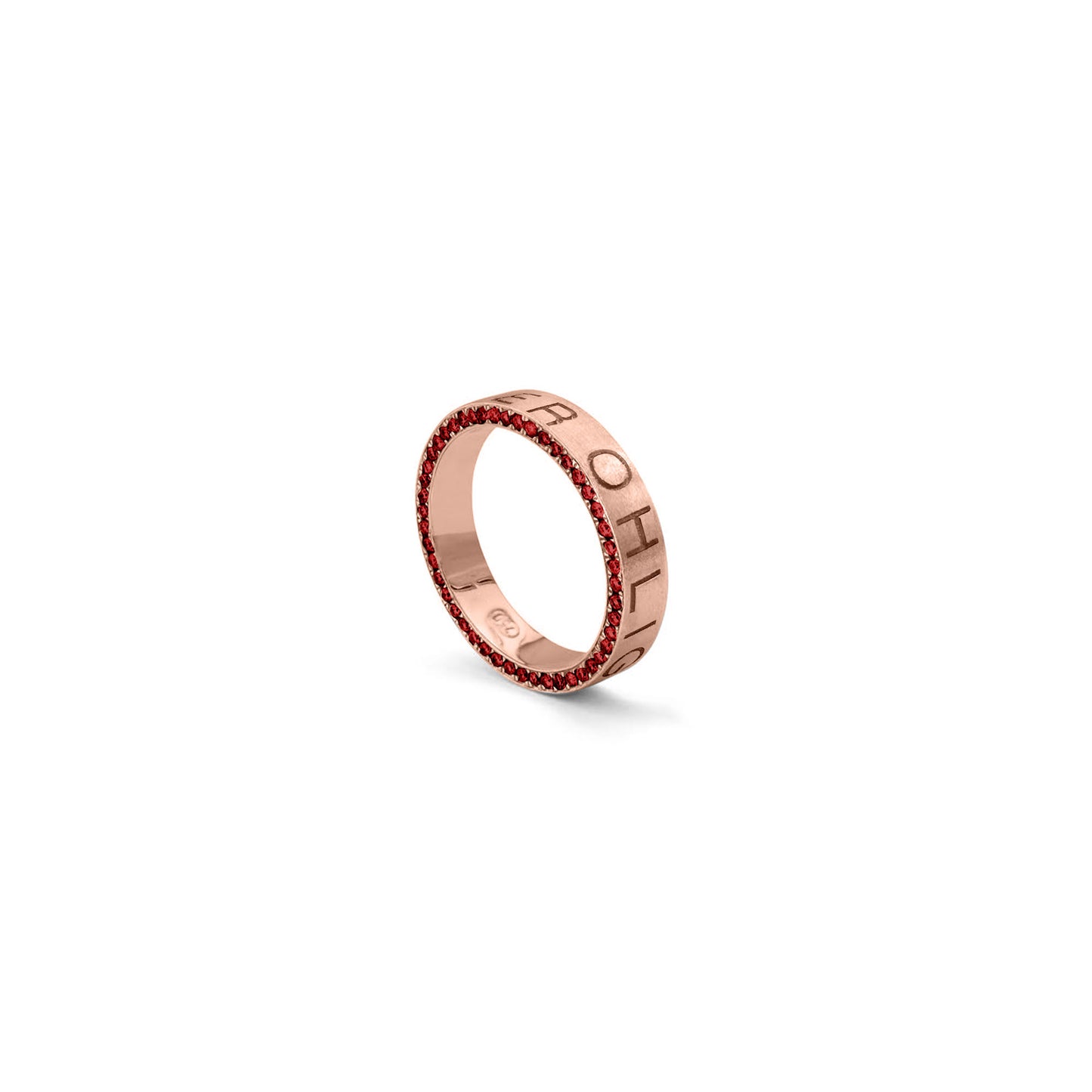 Namesake ring in 18ct Rose Gold with Rubies