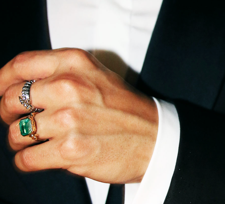 Croc Tail ring in Limited Edition Platinum