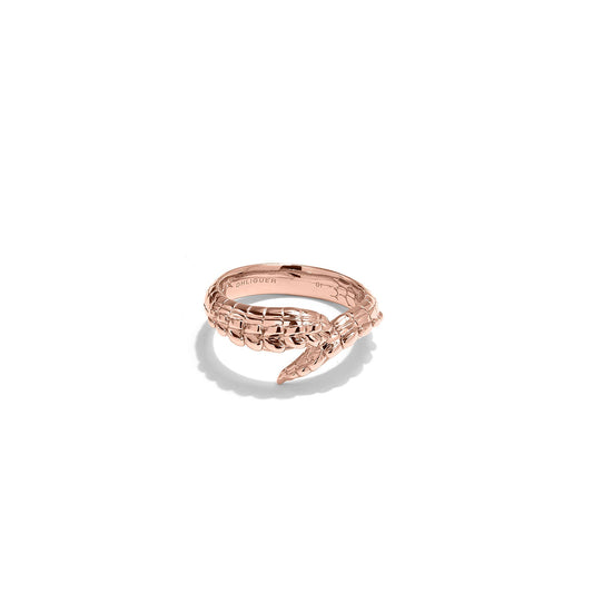 Croc Tail ring in 18ct Rose Gold