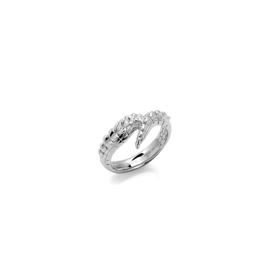 Croc Tail ring in Limited Edition Platinum