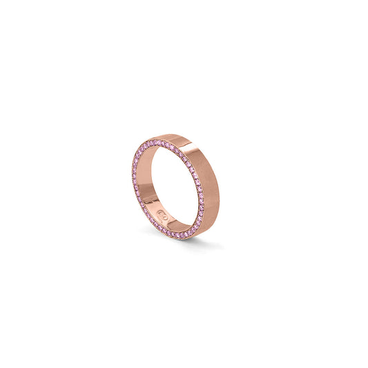 Namesake Eternity ring in 18ct Rose gold & Pink Argyle Diamonds