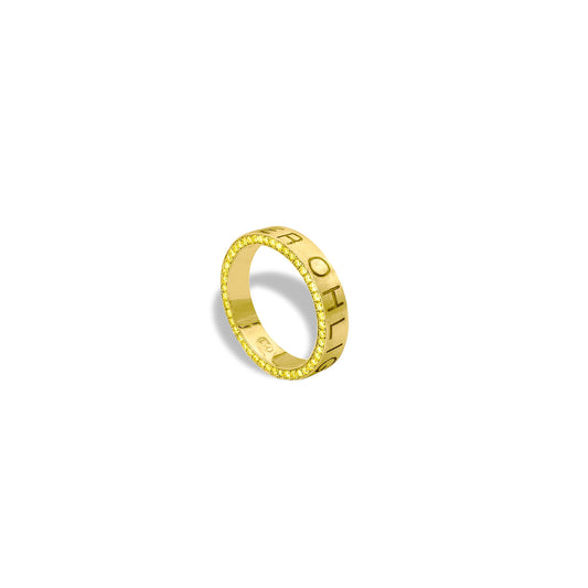 Namesake ring in 18ct Yellow Gold with Yellow Diamonds