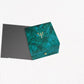 Double Knot Emerald Huggies in 18ct Yellow Gold