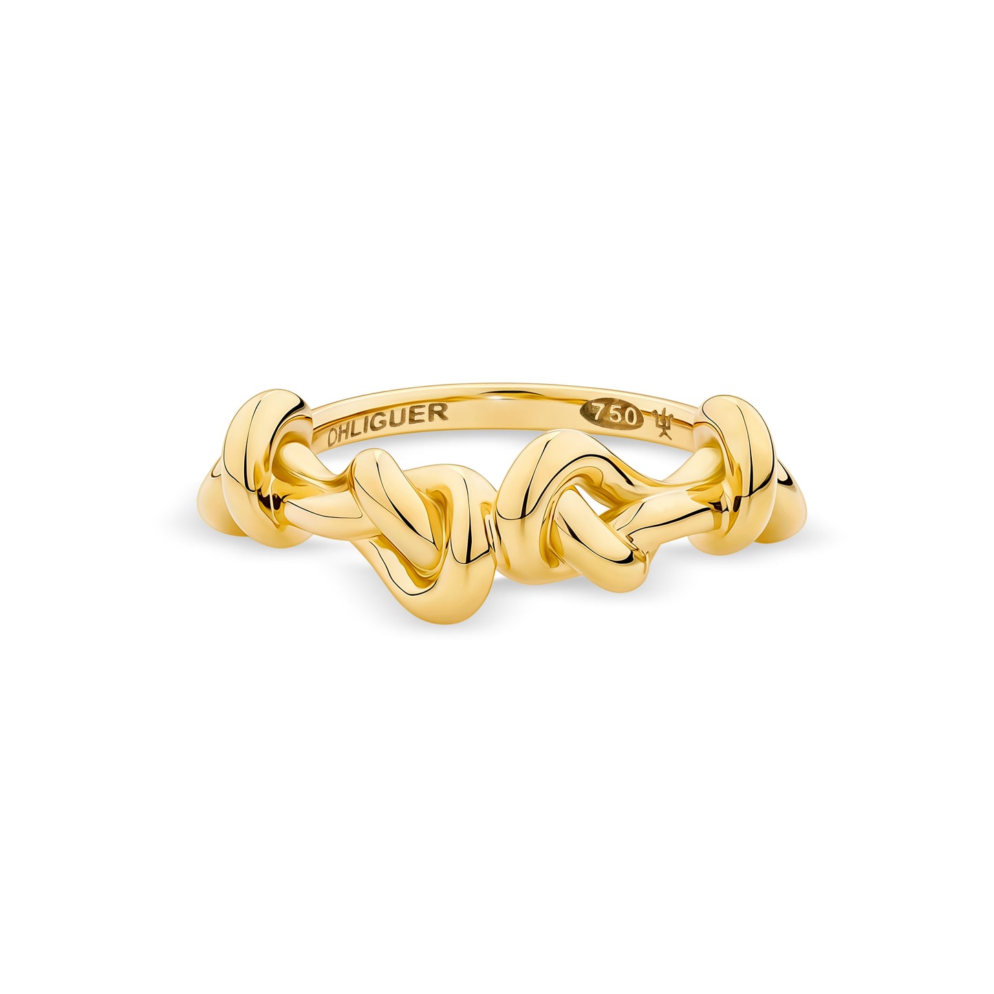 Quad Knot Ring in 18ct Yellow Gold