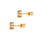 Bold Icon diamond studs 0.80ct in 18ct yellow gold