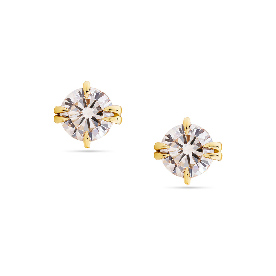 Bold Icon diamond studs 0.80ct in 18ct yellow gold