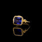 5ct Forget Me Knot Tanzanite ring in 18ct Yellow gold