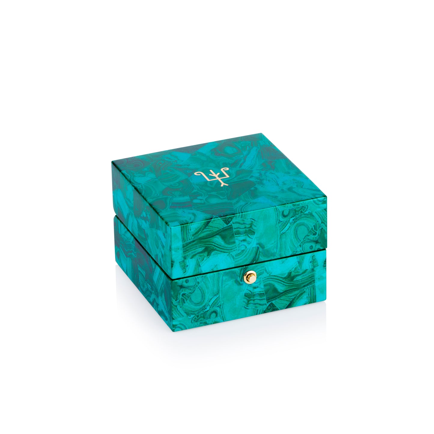 Lover's Croc ring in Tsavorite and 18ct Yellow Gold