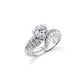 1.23ct Old European Cut Diamond Croc Tail Ring in 18ct White Gold