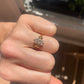 1.30ct Old European Cut Diamond Reef Knot ring in 18ct Yellow Gold