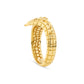 Croc Tail ring in 18ct Yellow gold.