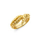 Croc Tail ring in 18ct Yellow gold.