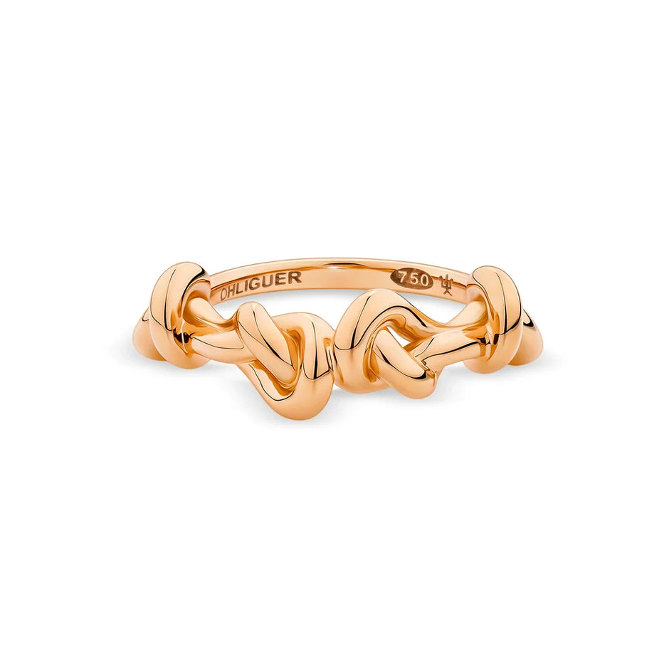 Quad Knot Ring in 18ct Rose Gold