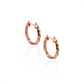 Slider Croc Hoop in 18ct rose gold