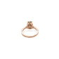 One of a Kind 3.30ct Emerald and diamond ring in 18ct rose gold