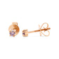 Bold Icon Studs in Pink Diamonds and 18ct Rose Gold
