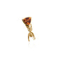 One of a Kind Mandarin Garnet & Traveller Ant Tie Pin Brooch