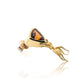 One of a Kind Mandarin Garnet & Traveller Ant Tie Pin Brooch