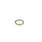 Croc Tail Stacker ring in 18ct Yellow Gold