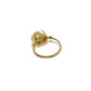 Love Knot ring in Peridot and 18ct Yellow gold
