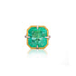 8.57ct Colombian Emerald Forget Me Knot ring in 22ct yellow gold and platinum